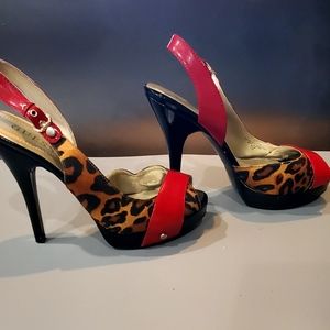 Guess Peep Toe Stiletto